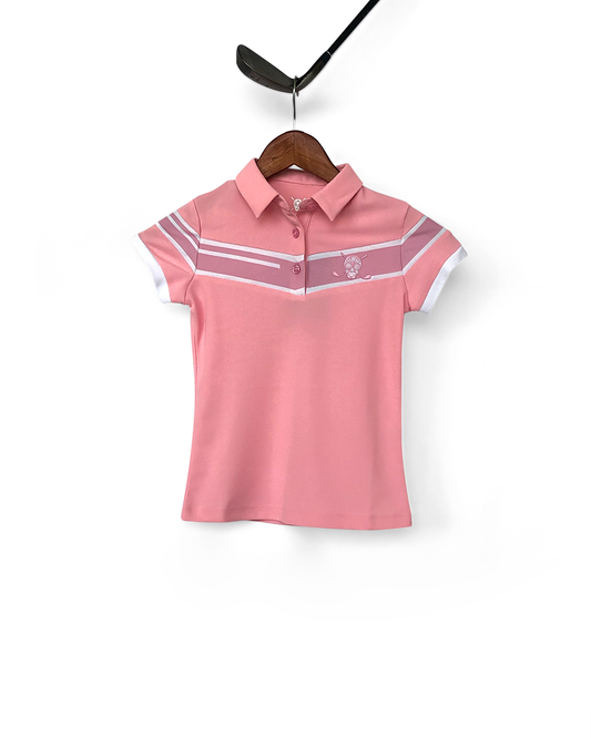 LIL CHUCO GIRL'S ASSOCIATE POLO PINK